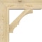 Ekena Millwork Balboa Block Rough Sawn Bracket w/ Offset Brace, Douglas Fir, 8"W x 28"D x 28"H BKT0806X28X28BOA05RDF - alternate 4